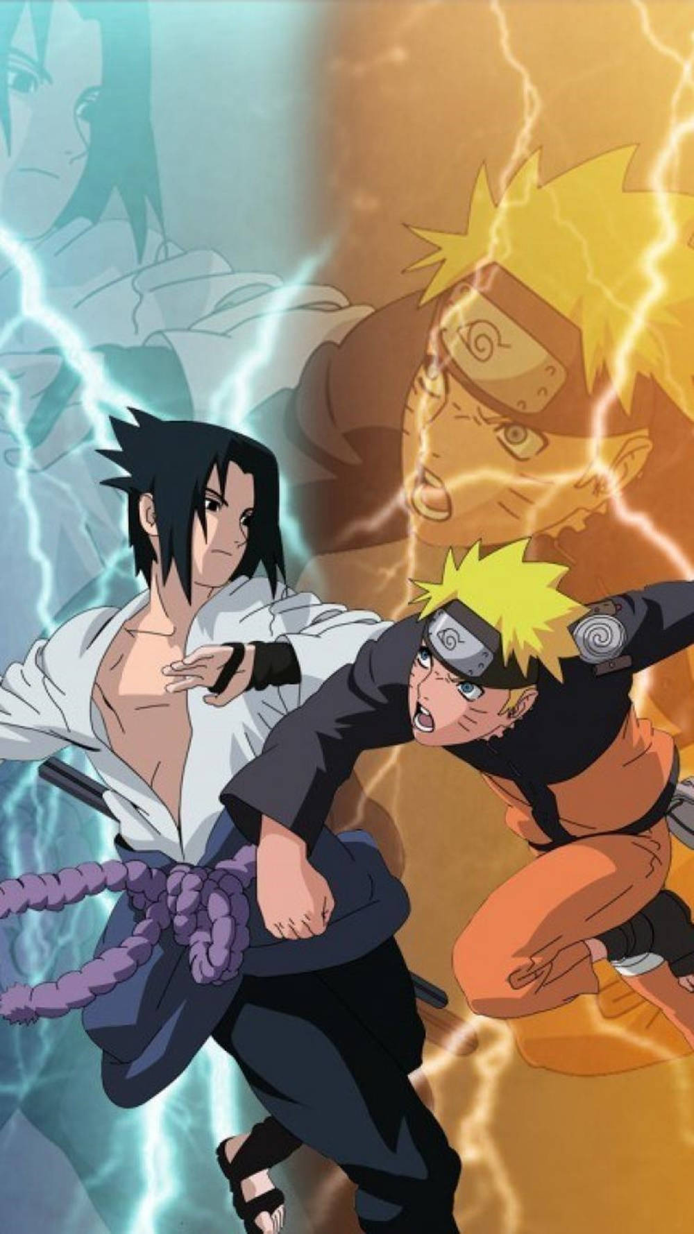 Brawl Fight Sasuke Naruto για iPhone Ταπετσαρία