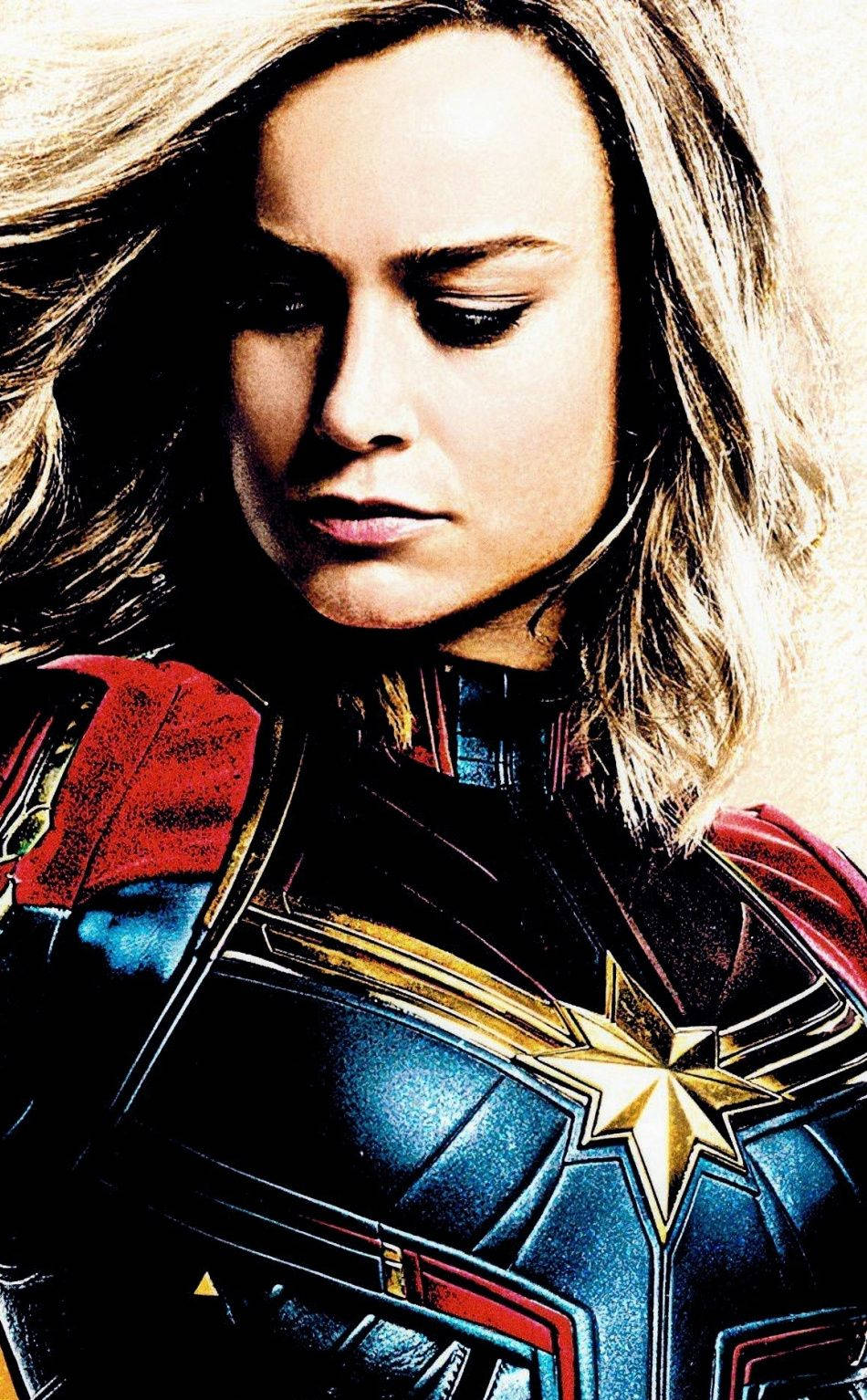 Brie Larson Captain Marvel iPhone Ταπετσαρία
