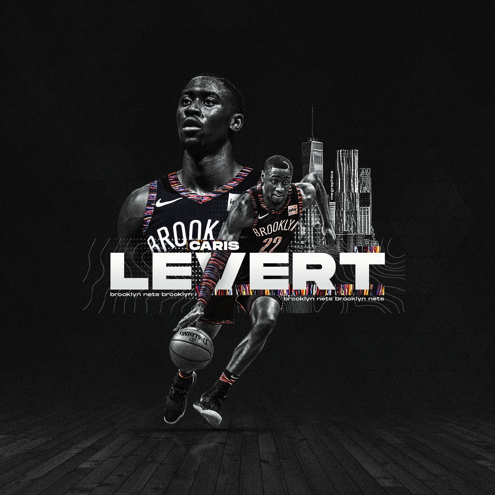 Ψηφιακό Εξώφυλλο Brooklyn Caris Levert Ταπετσαρία