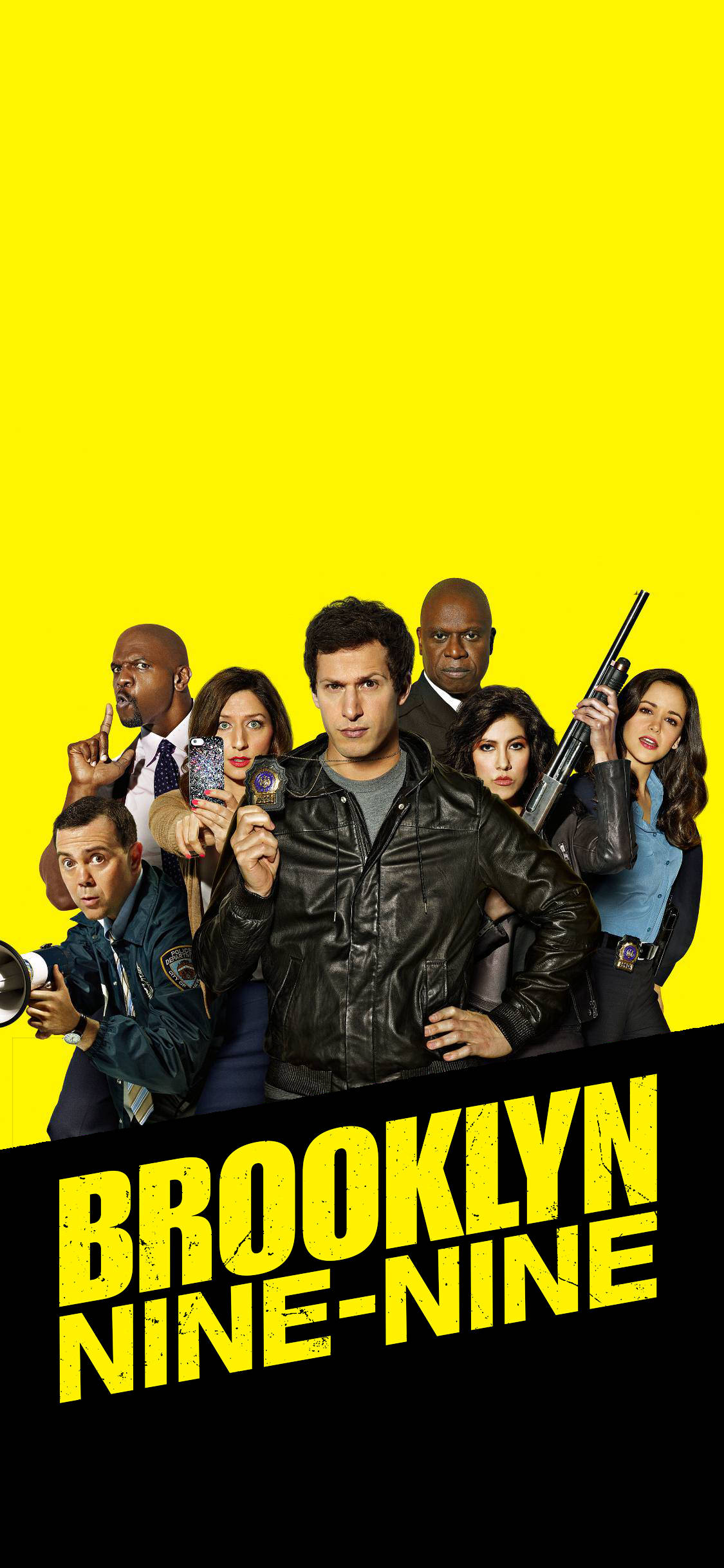 Το Εμβληματικό Κίτρινο & Μαύρο Θέμα του Brooklyn Nine Nine Ταπετσαρία