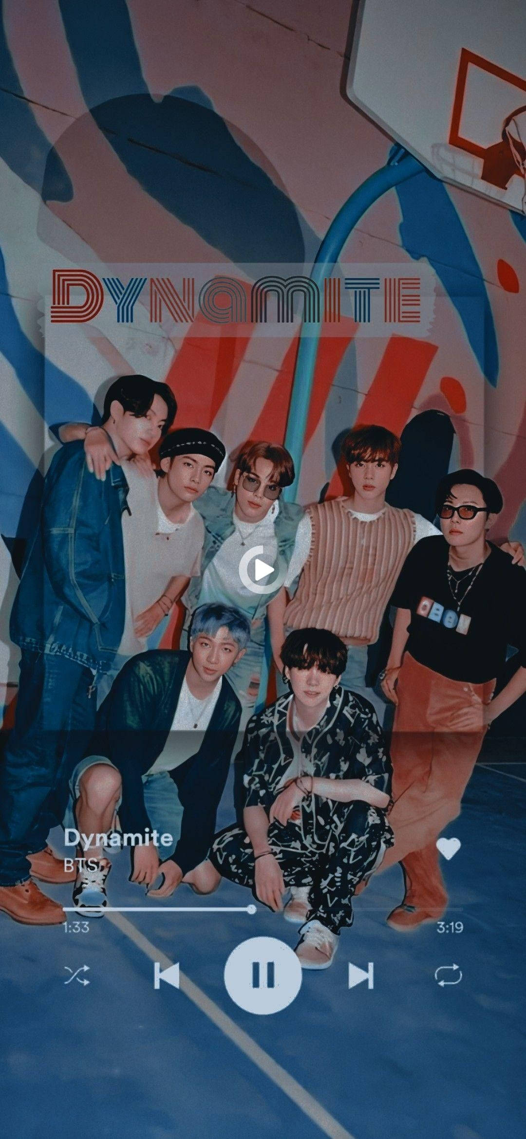 BTS 2021 Dynamite Παίζει Ταπετσαρία