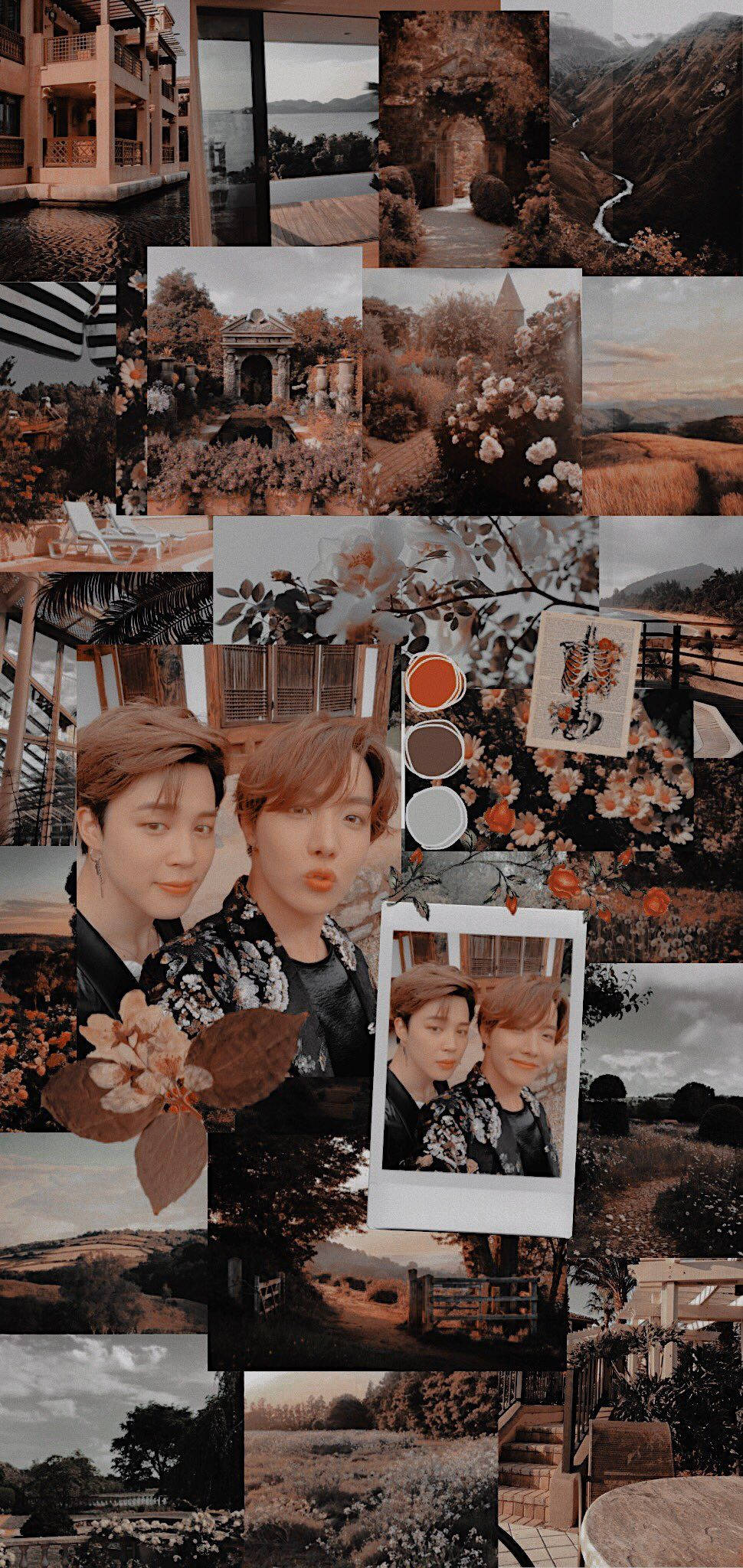 BTS Aesthetic J-hope και Jimin Ταπετσαρία