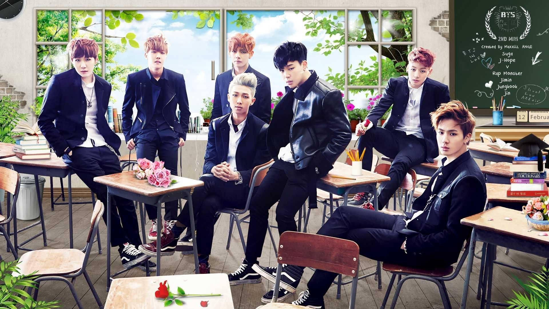 BTS - Αυξανόμενος Θαυμασμός για το Καλύτερο Αγόρι Συγκρότημα Ταπετσαρία