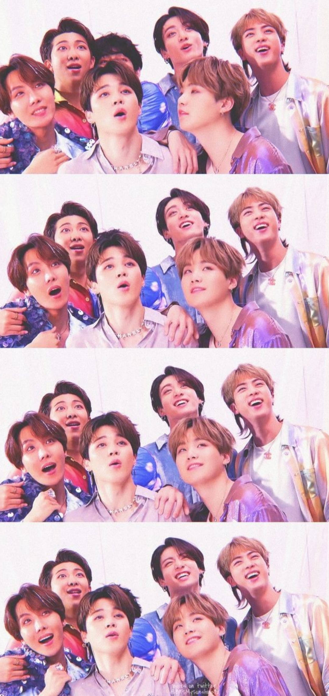 BTS Κολάζ Ακολουθίας Κλείδωμα Οθόνης Ταπετσαρία