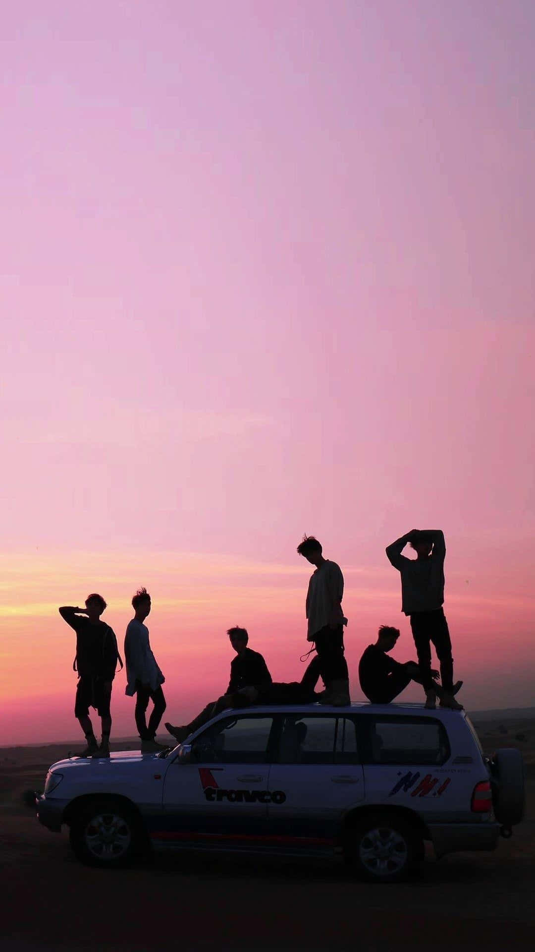 BTS Μωβ Ουρανός iPhone Ταπετσαρία