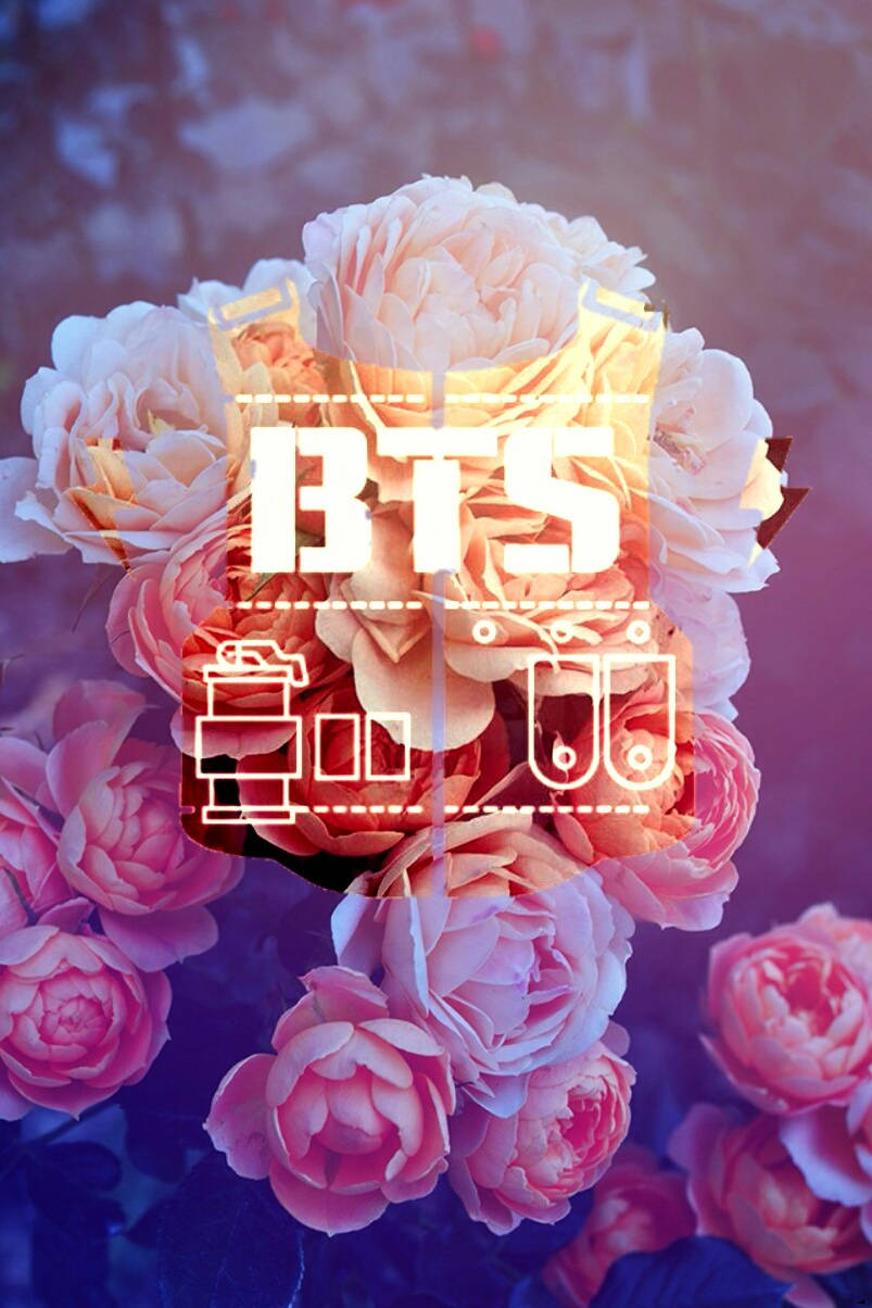 BTS Λογότυπο Αλεξίσφαιρο Ταπετσαρία