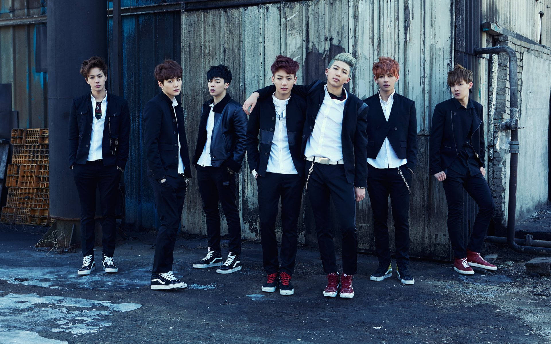 BTS Ομαδική Φωτογραφία Skool Luv Affair Ταπετσαρία