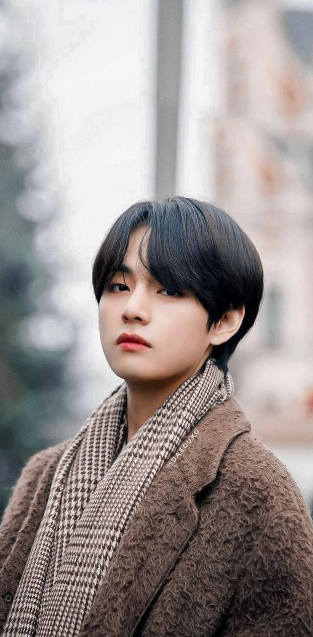 BTS V Καφέ Χειμερινή Εμφάνιση Ταπετσαρία
