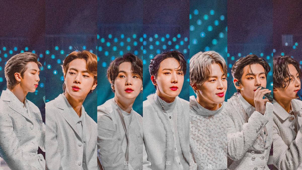 BTS Διαχωρισμένη Οθόνη Επιτραπέζια Ταπετσαρία