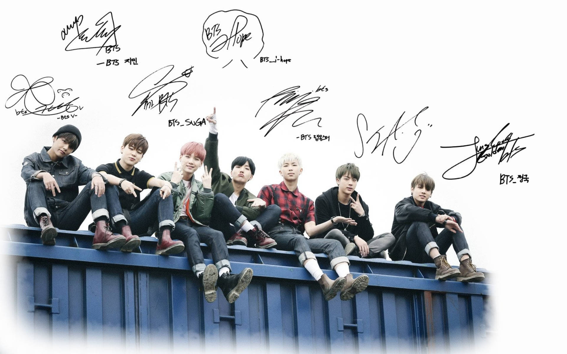 Ομαδική φωτογραφία BTS 'Young Forever' Ταπετσαρία