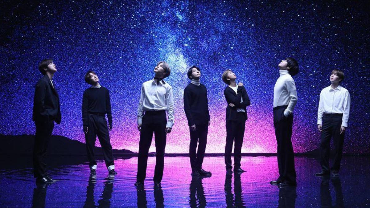 BTS Κάτω από τα Αστέρια Ταπετσαρία Επιτραπέζιου Υπολογιστή Ταπετσαρία