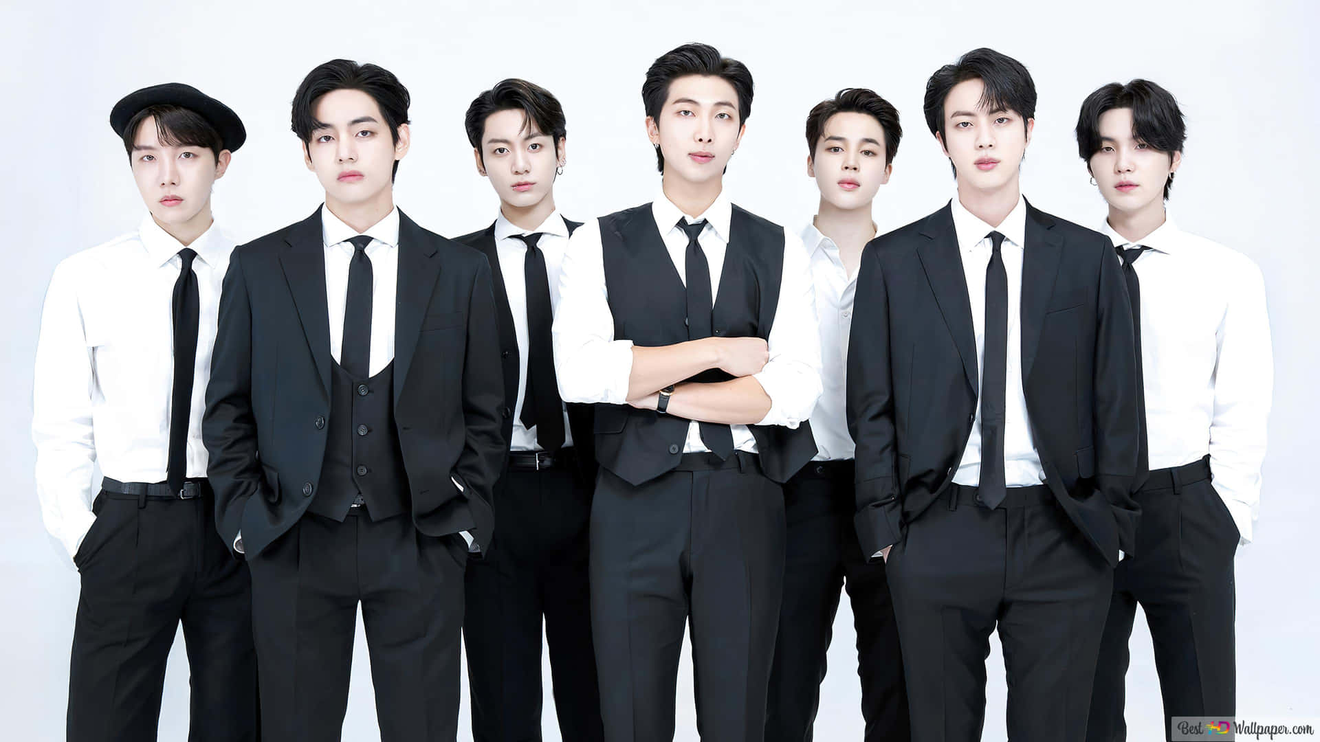 BTS Φωτογράφηση Ασπρόμαυρη Επίσημη — Bts Ταπετσαρία