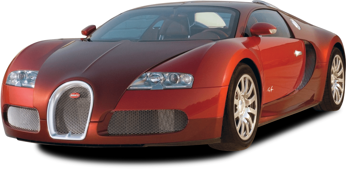 Κόκκινη Bugatti Veyron Πλαϊνή Όψη Ταπετσαρία
