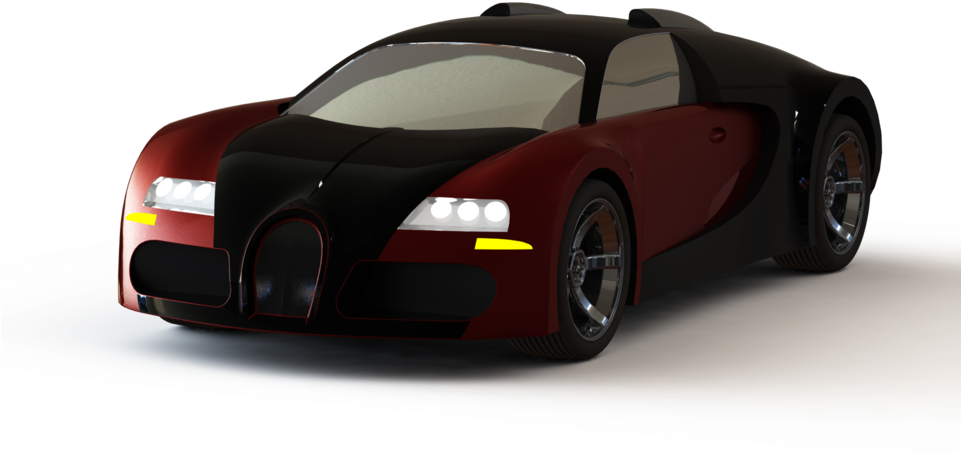 Κόκκινο και Μαύρο Μοντέλο Bugatti Veyron Ταπετσαρία