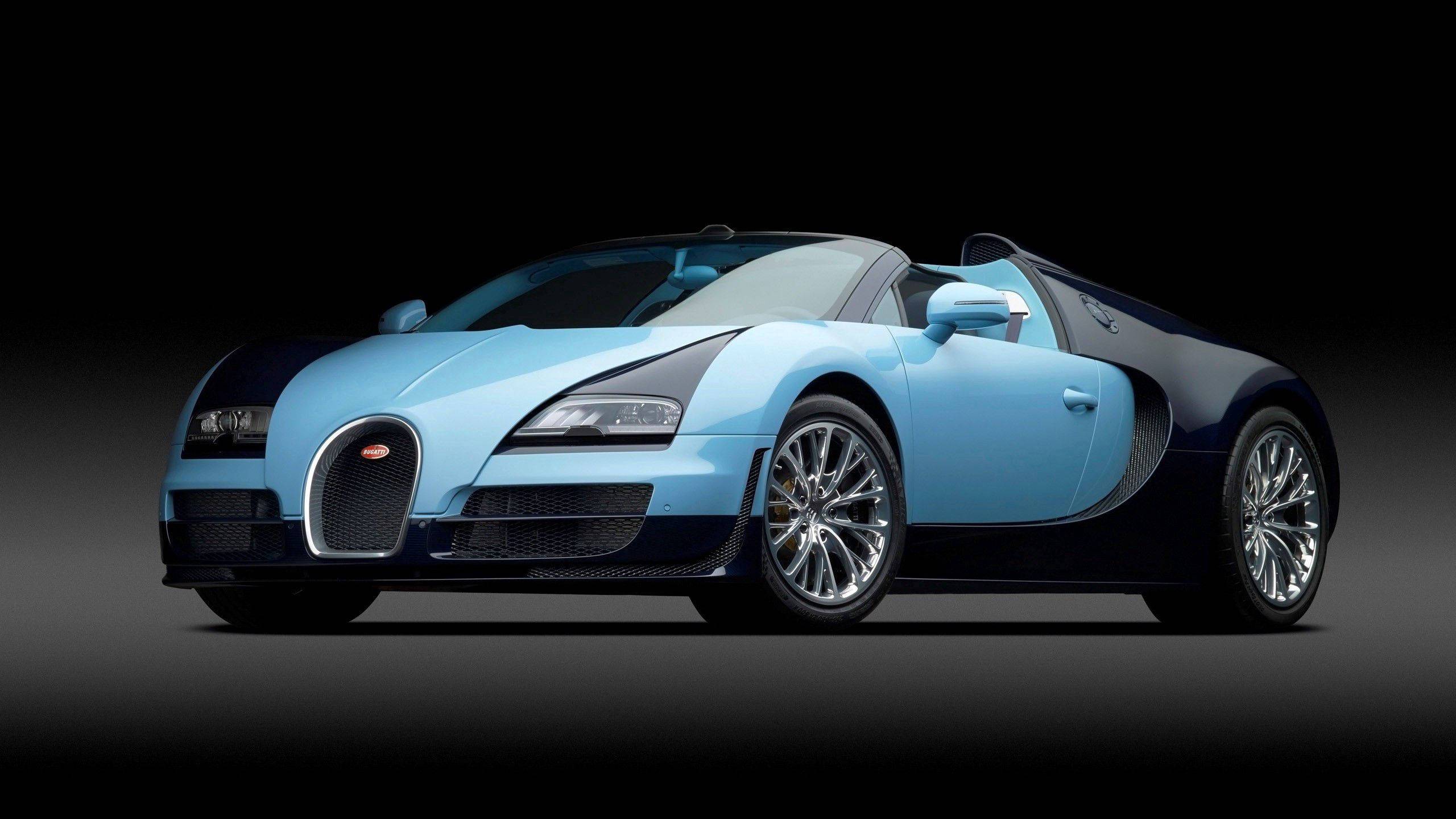 Κομψή Μπλε Bugatti Veyron Ταπετσαρία