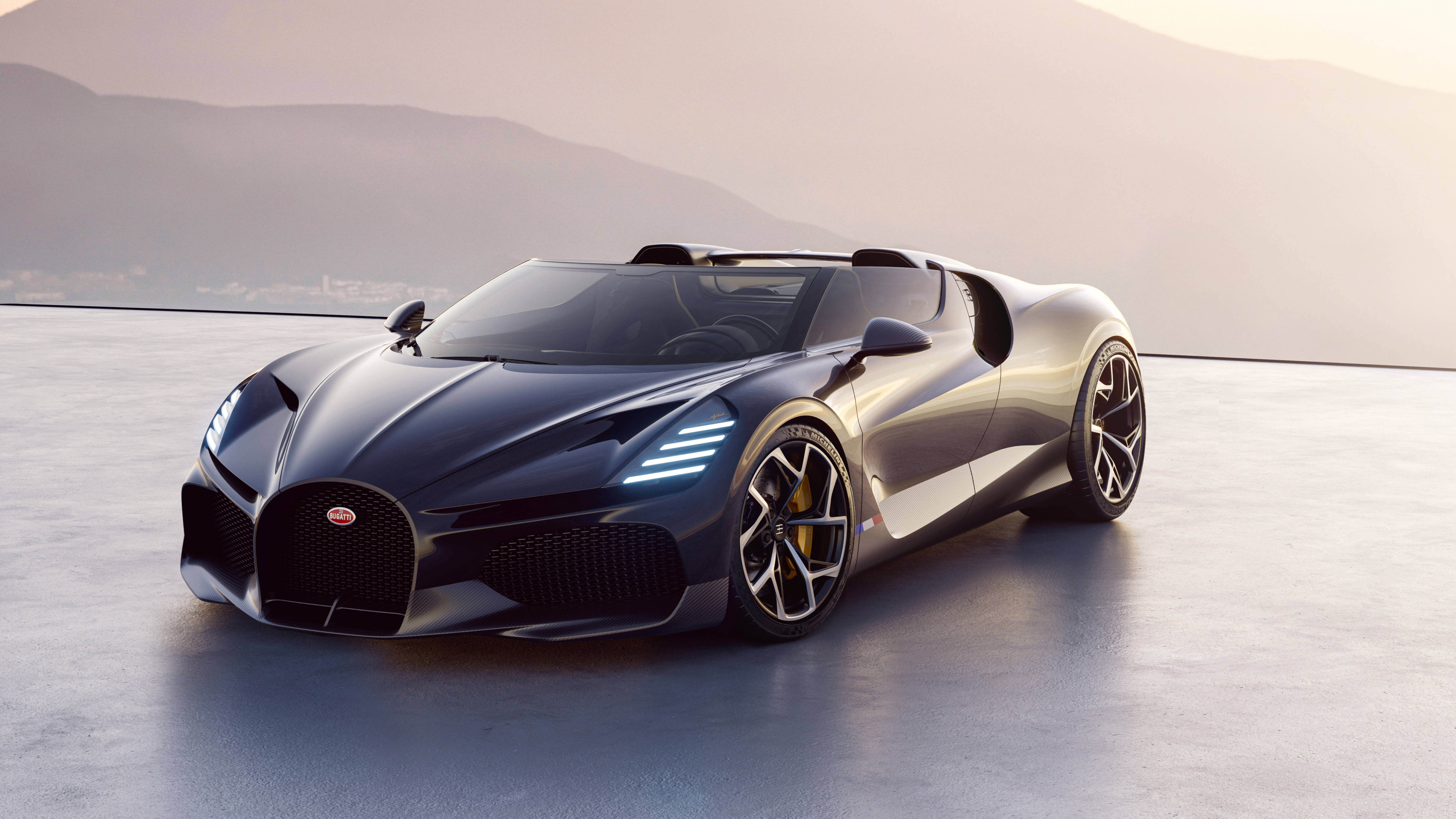 Bugatti W16 Mistral 4K Laptop Αυτοκίνητο Ταπετσαρία