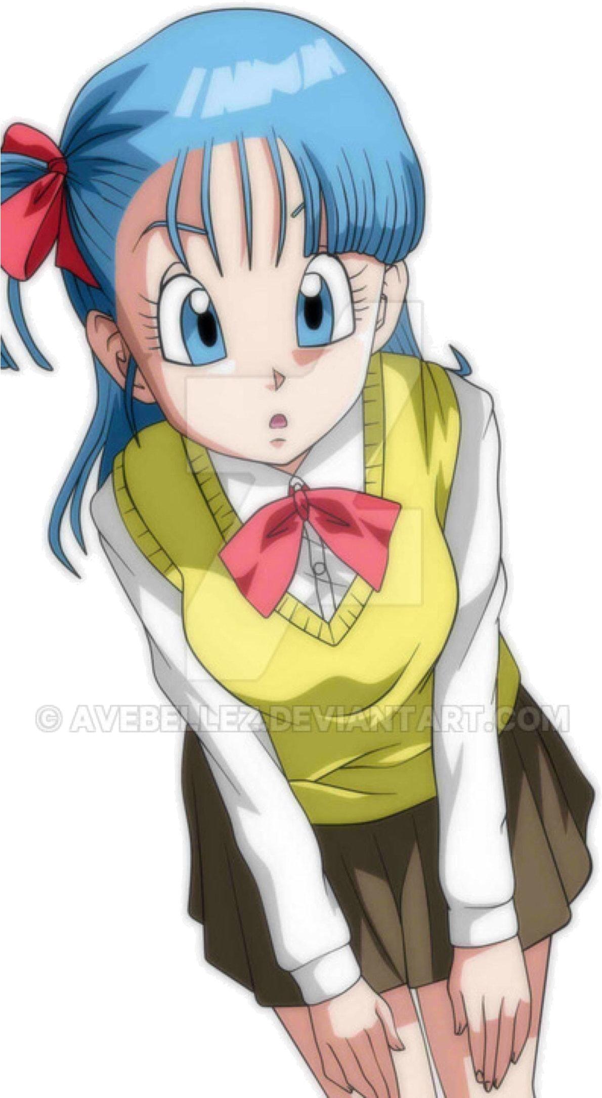 Κλασική εμφάνιση Bulma από anime Ταπετσαρία