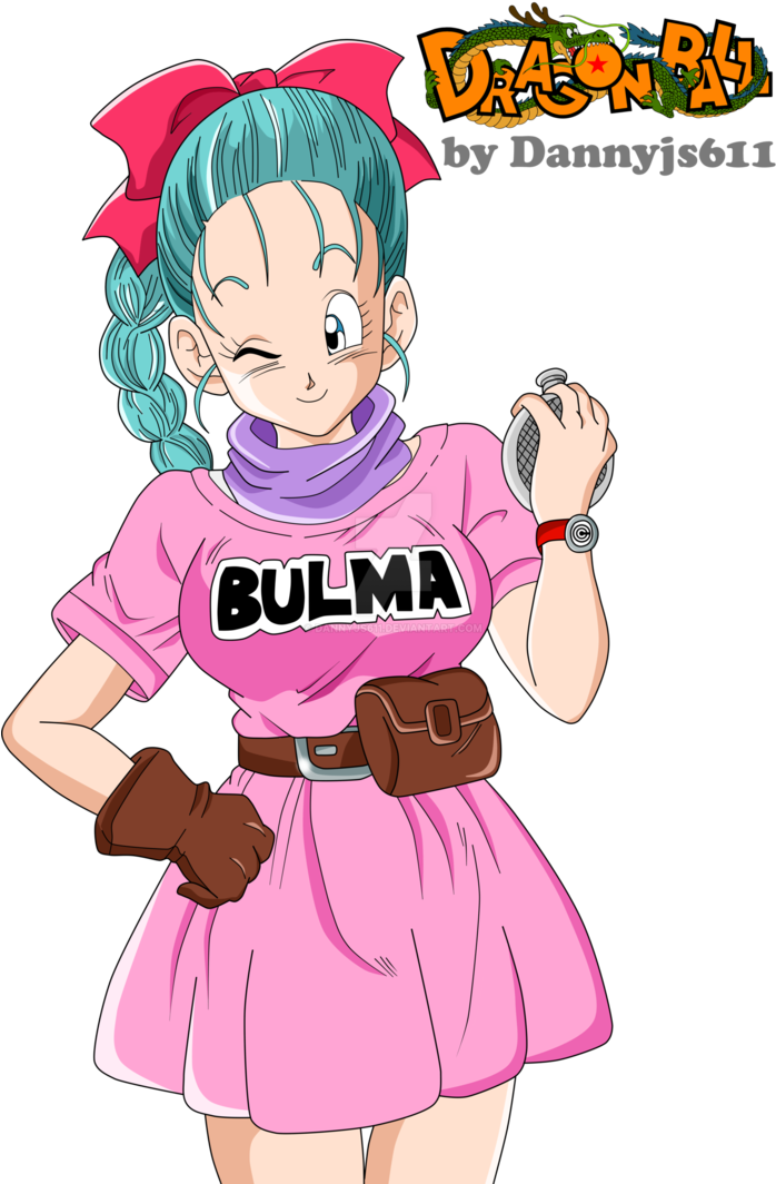 Bulma Κλασικό Ροζ Φόρεμα Dragon Ball Ταπετσαρία