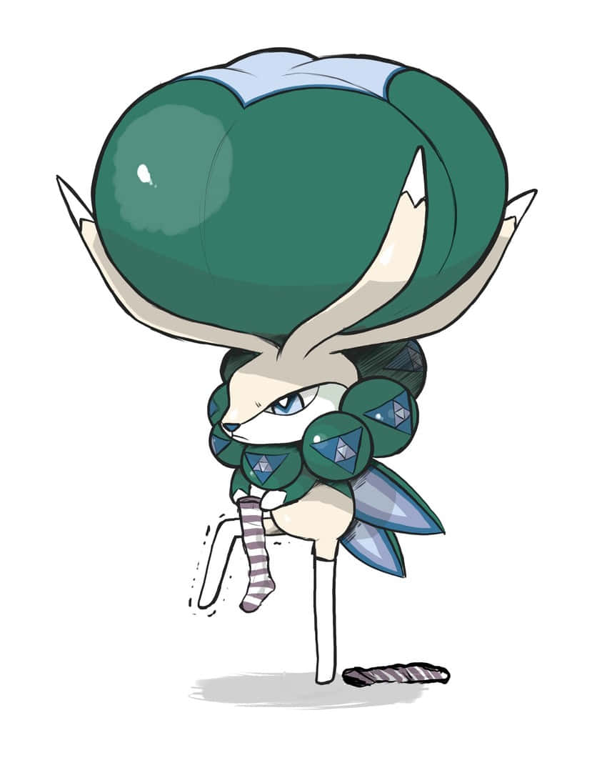 Calyrex Pokemon σε Λευκό Φόντο Ταπετσαρία
