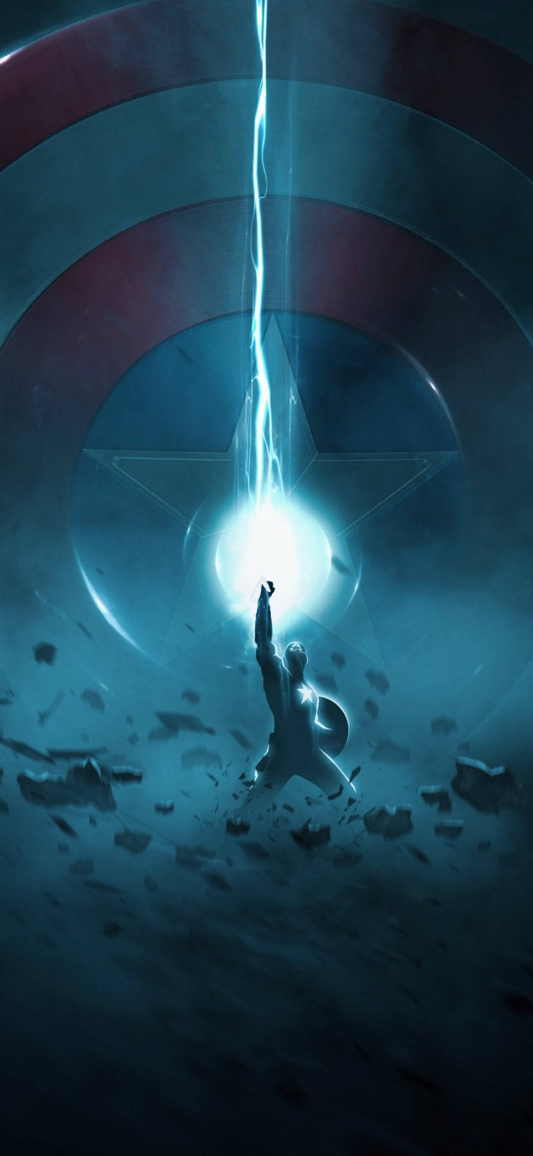 Κεραυνός Captain America iPhone Ταπετσαρία