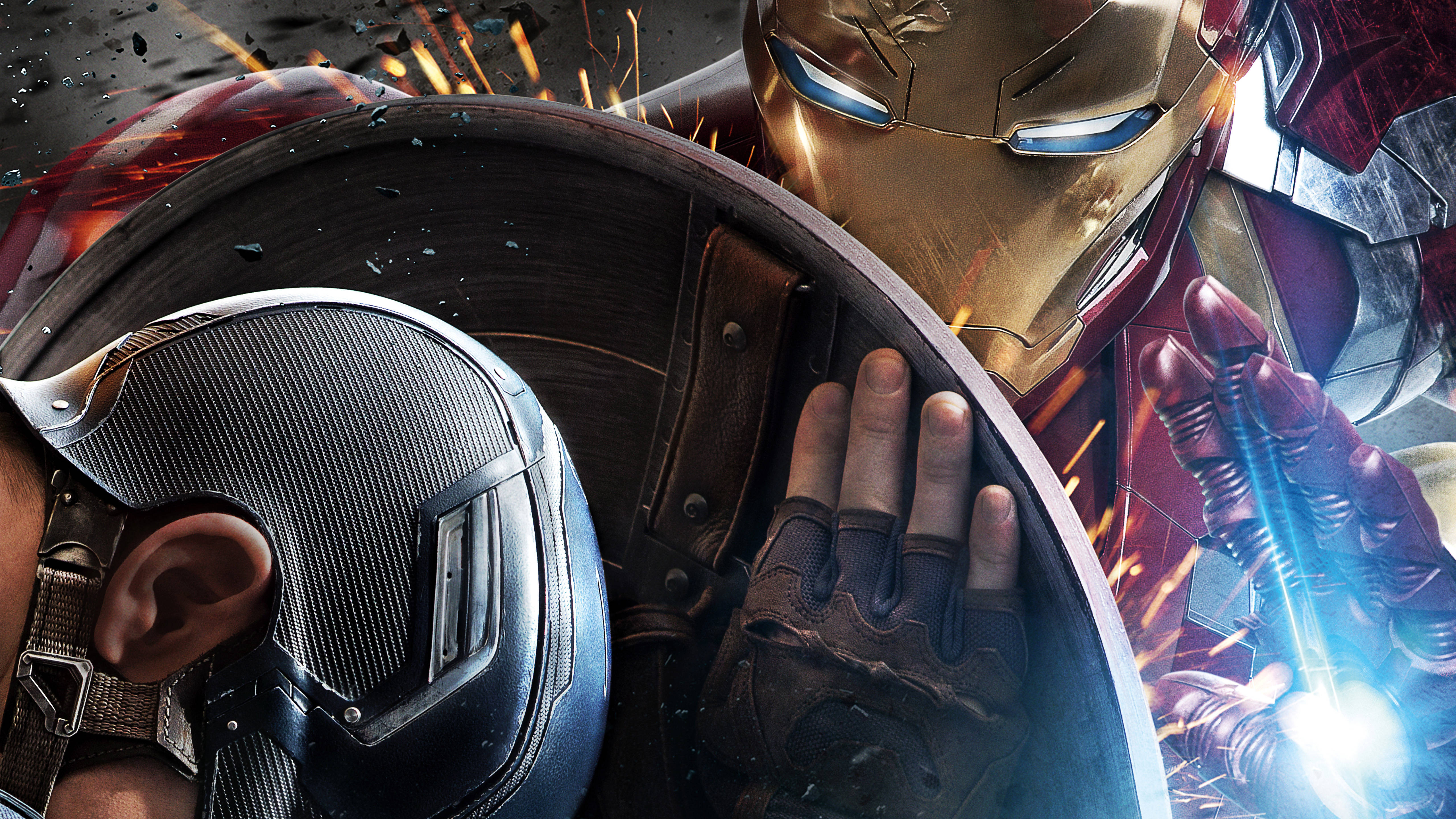 Captain America: Εμφύλιος Πόλεμος με τον Iron Man Ταπετσαρία