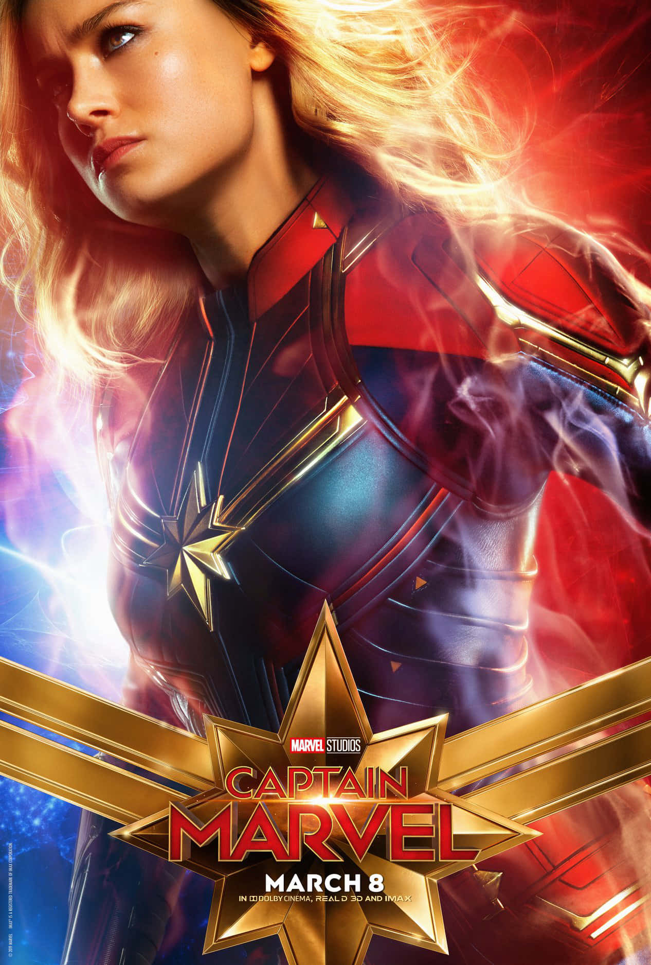 Γραφικό της Captain Marvel Carol Danvers Ταπετσαρία