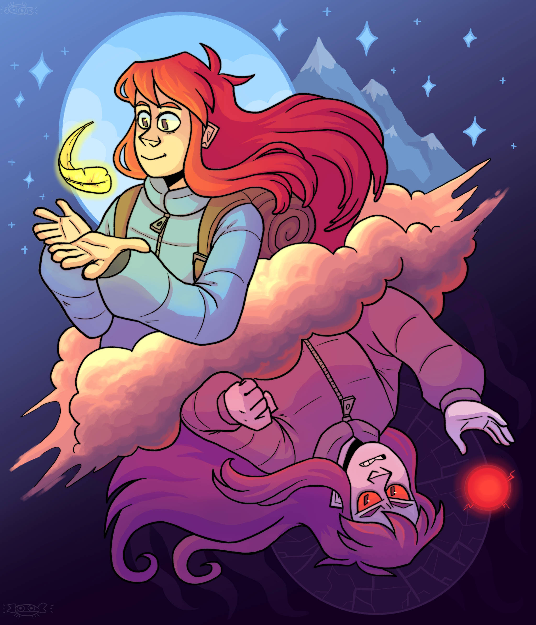 Celeste Madeline Badeline Art Ταπετσαρία