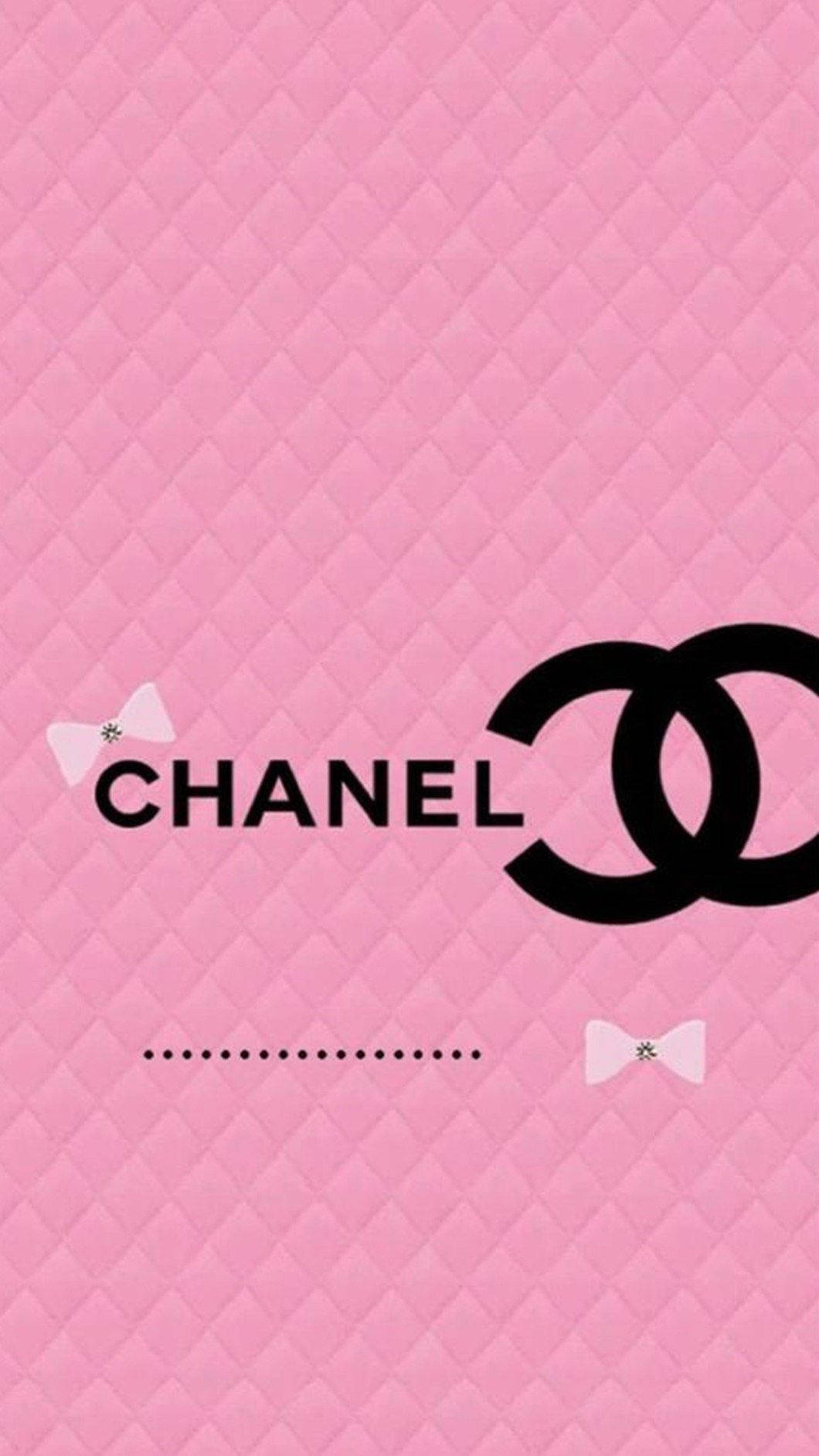 Χαριτωμένο Κοριτσίστικο Ροζ Chanel Ταπετσαρία