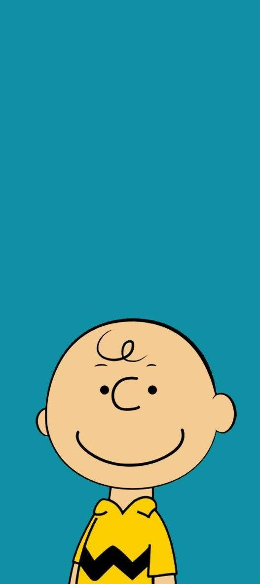 Charlie Brown Τυρκουάζ Φόντο Ταπετσαρία