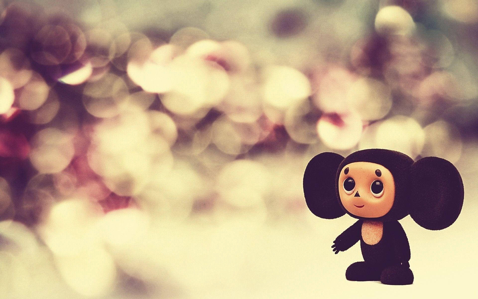 Cheburashka Bokeh Χαριτωμένη Επιφάνεια Εργασίας Ταπετσαρία