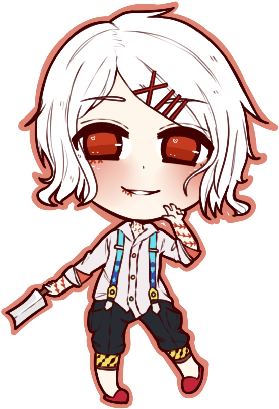 Εικονογράφηση χαρακτήρα σε στυλ Chibi Ταπετσαρία