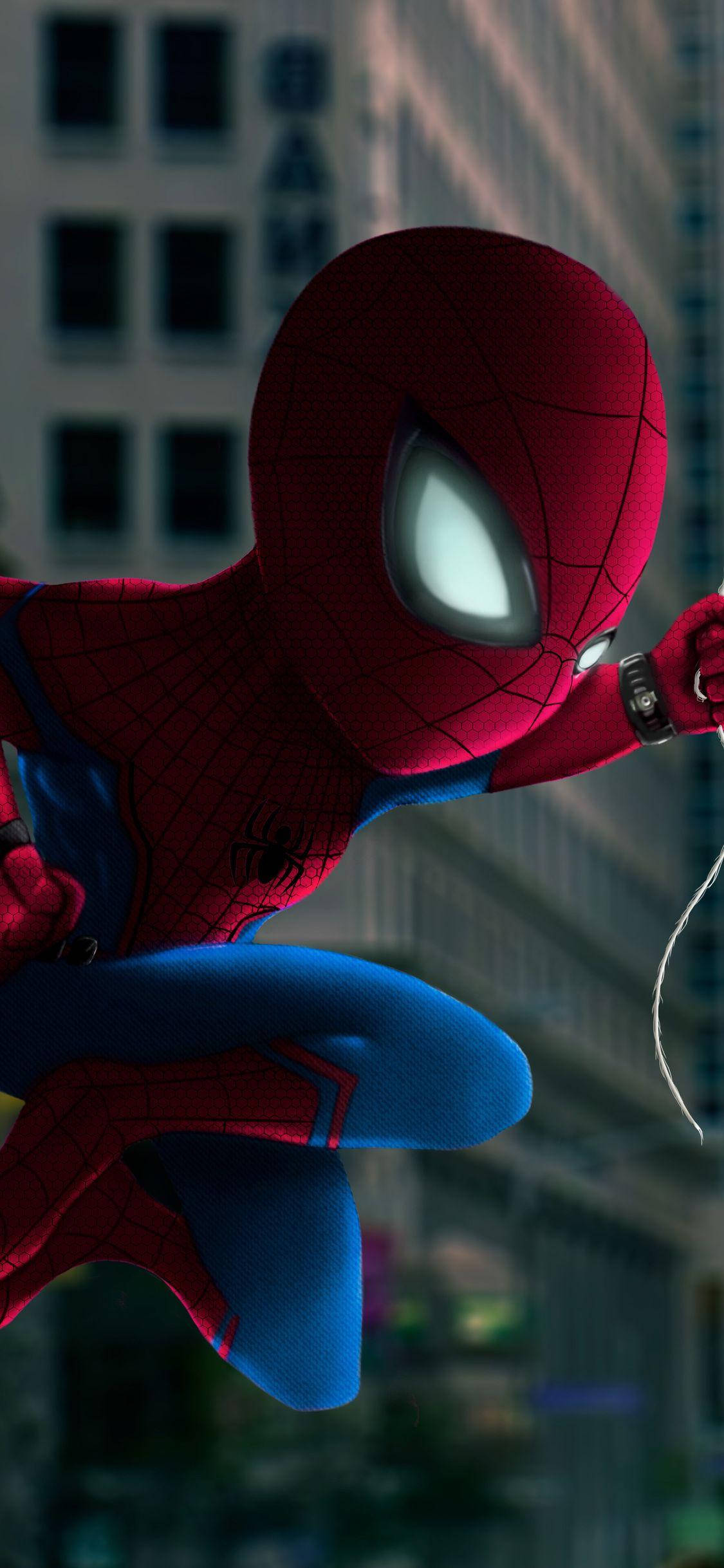 Chibi Spider Man iPhone Ταπετσαρία