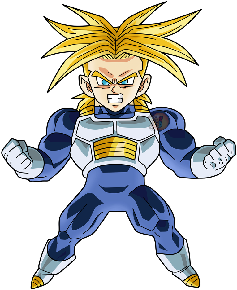 Πολεμιστής Chibi Super Saiyan Ταπετσαρία