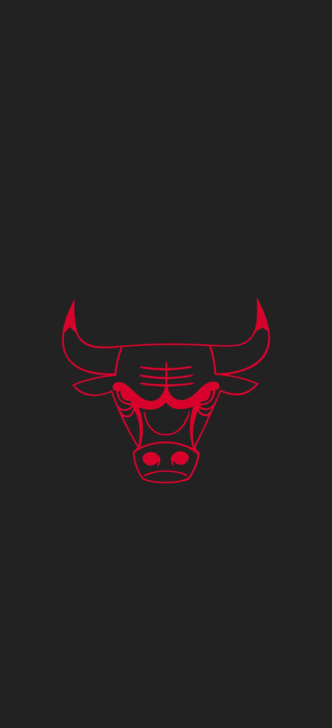 Chicago Bulls Neon Κόκκινο Τηλέφωνο Ταπετσαρία