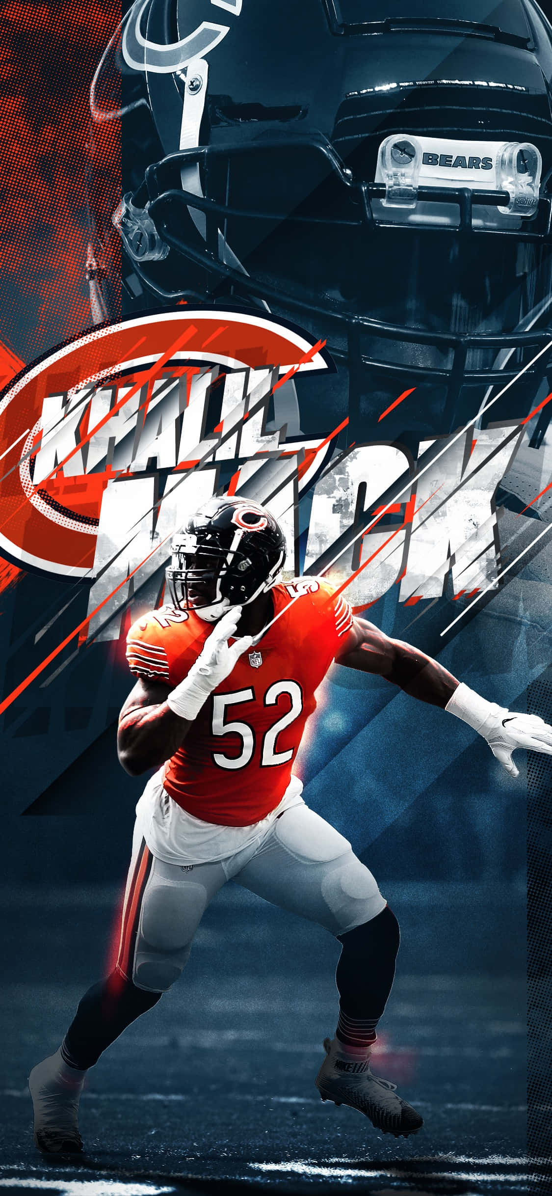 Chicago Sports NFL Bears Khalil Mack Ταπετσαρία