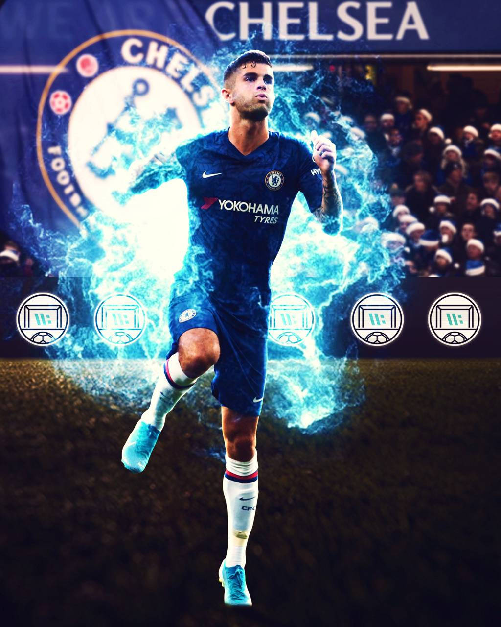 Christian Pulisic Δραματικός Ταπετσαρία
