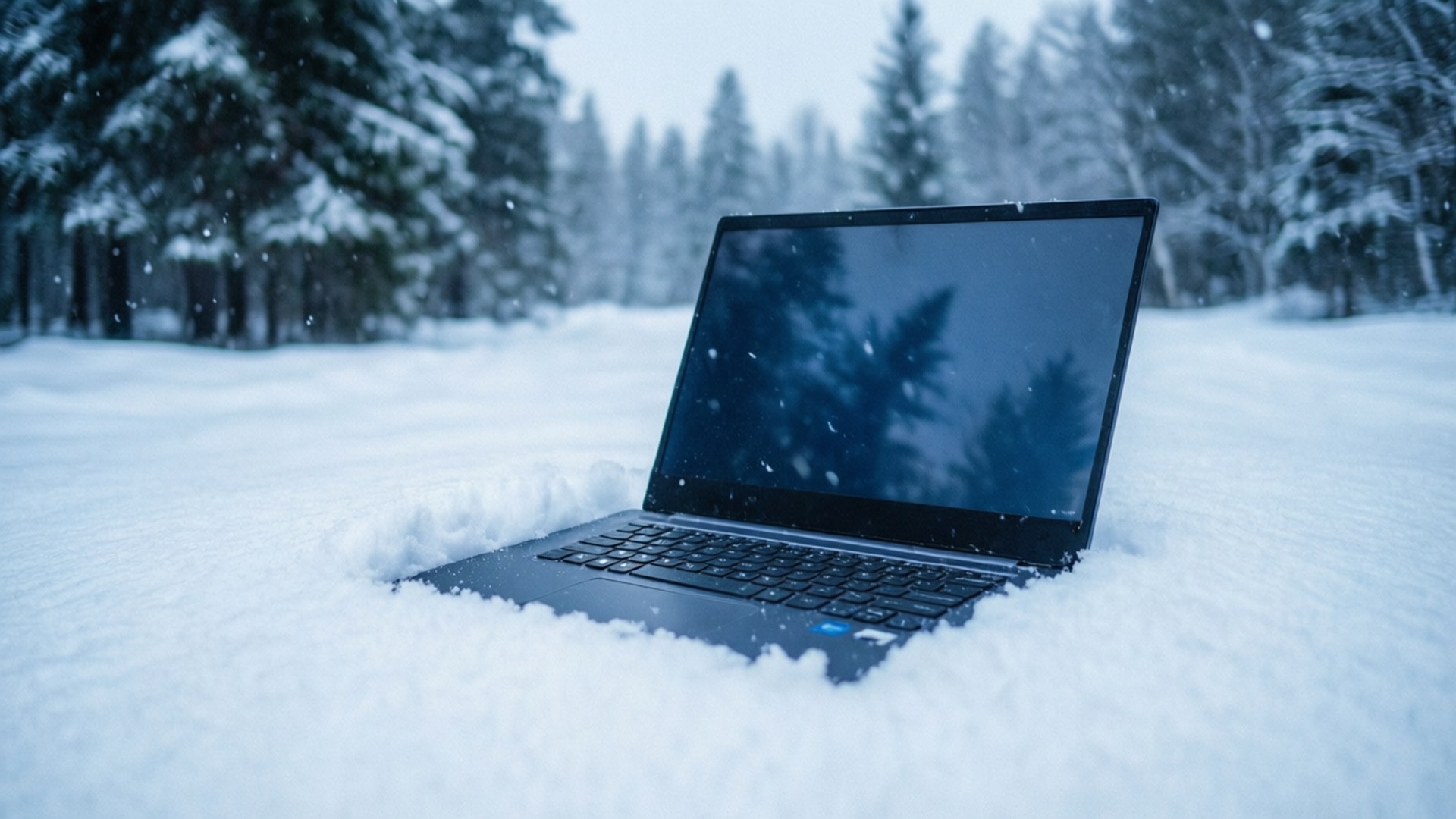 Χειμωνιάτικη Χώρα των Θαυμάτων Chromebook Ταπετσαρία