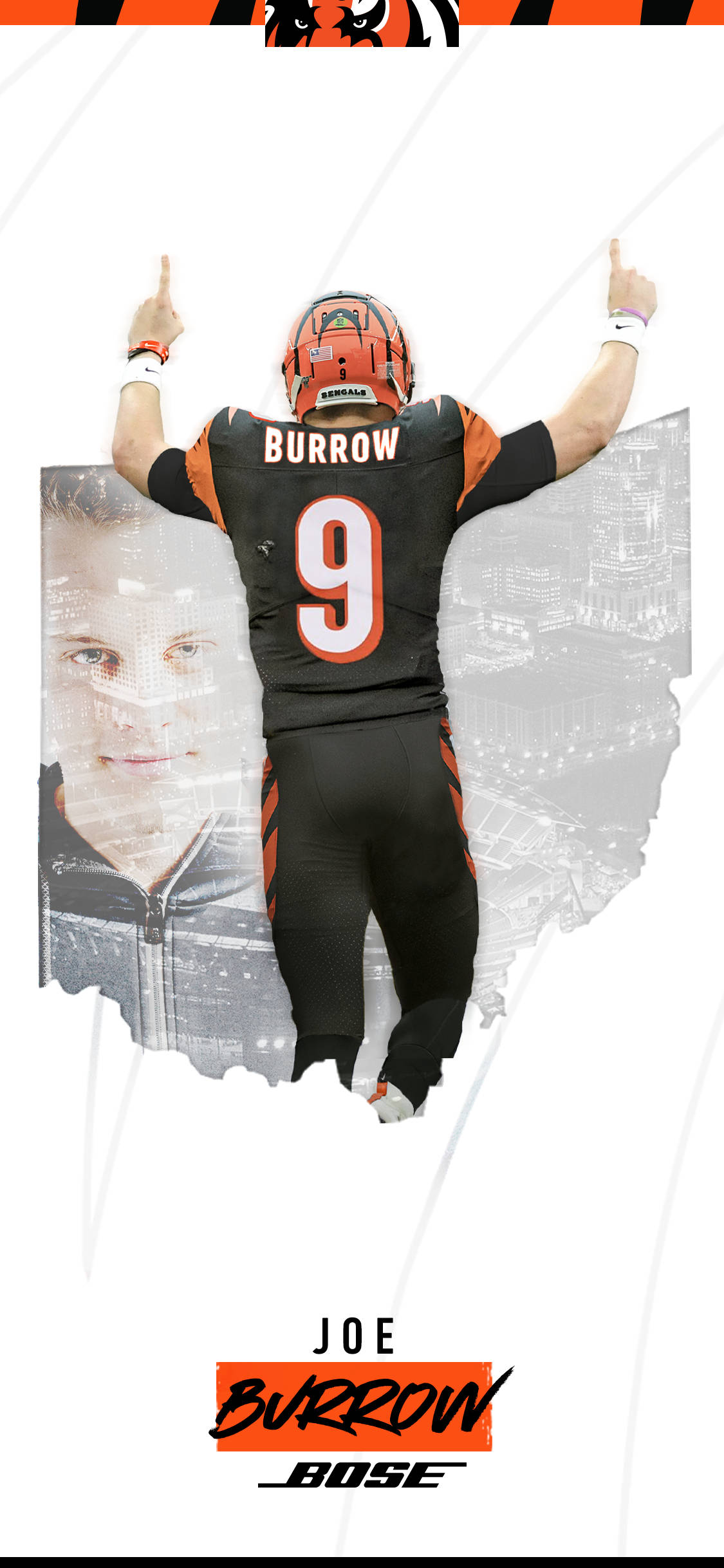 Cincinnati Bengals Joe Burrow Ταπετσαρία