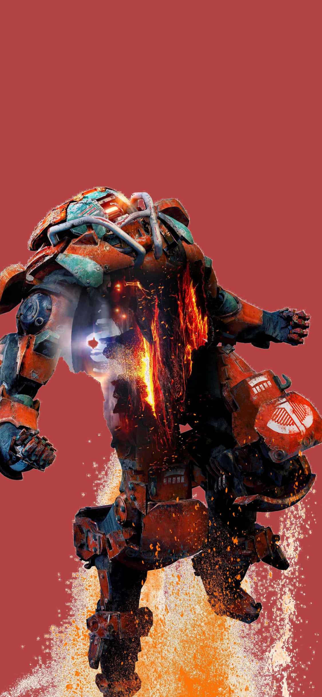 Colossus Πετάει Πάνω Pixel 3 Anthem Φόντο Ταπετσαρία