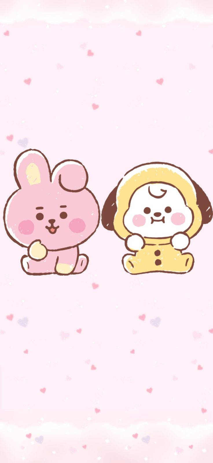 Cooky και Chimmy Χαριτωμένο iPhone Ταπετσαρία