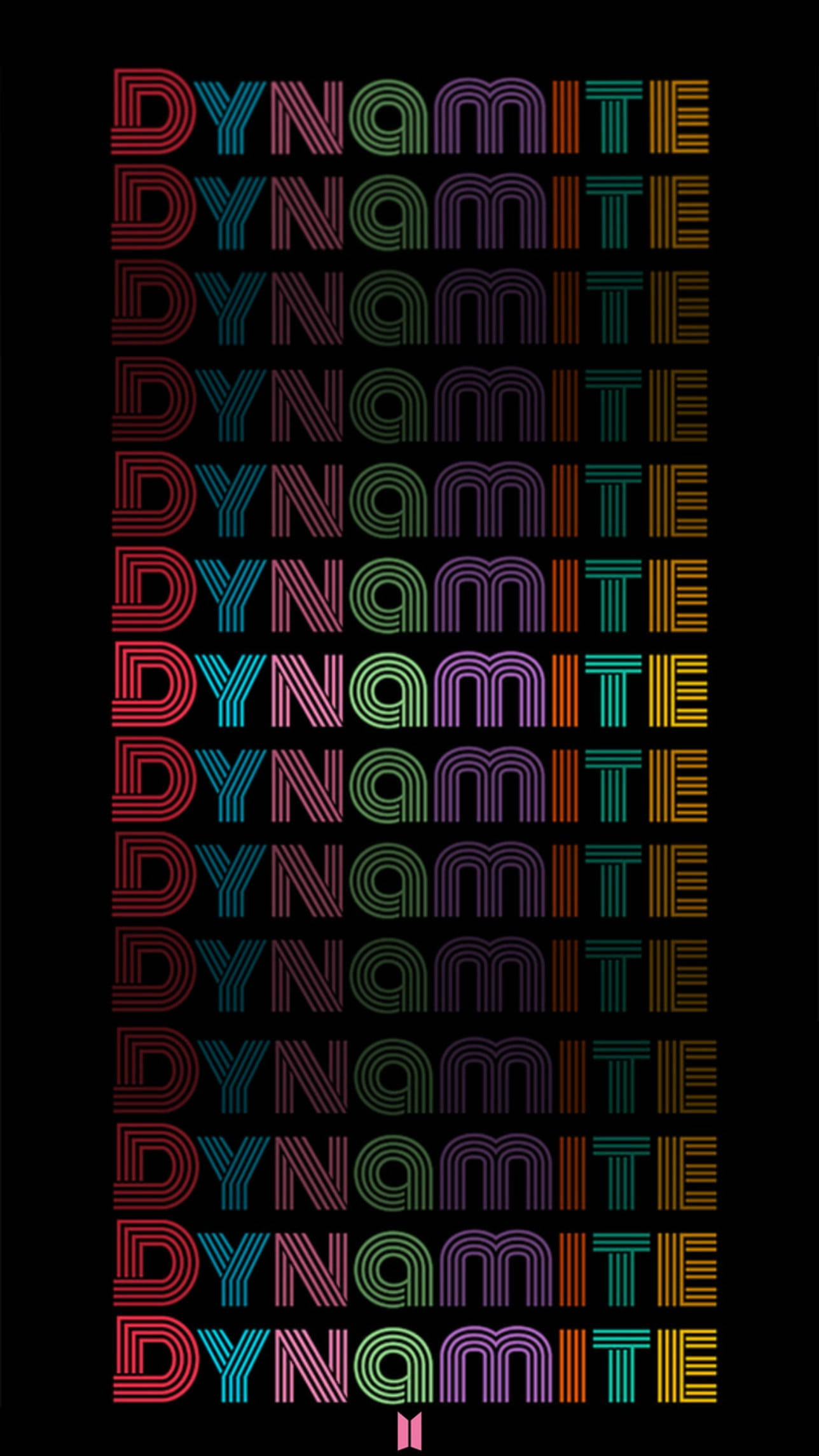 Cool Black BTS Dynamite Κινητό Ταπετσαρία
