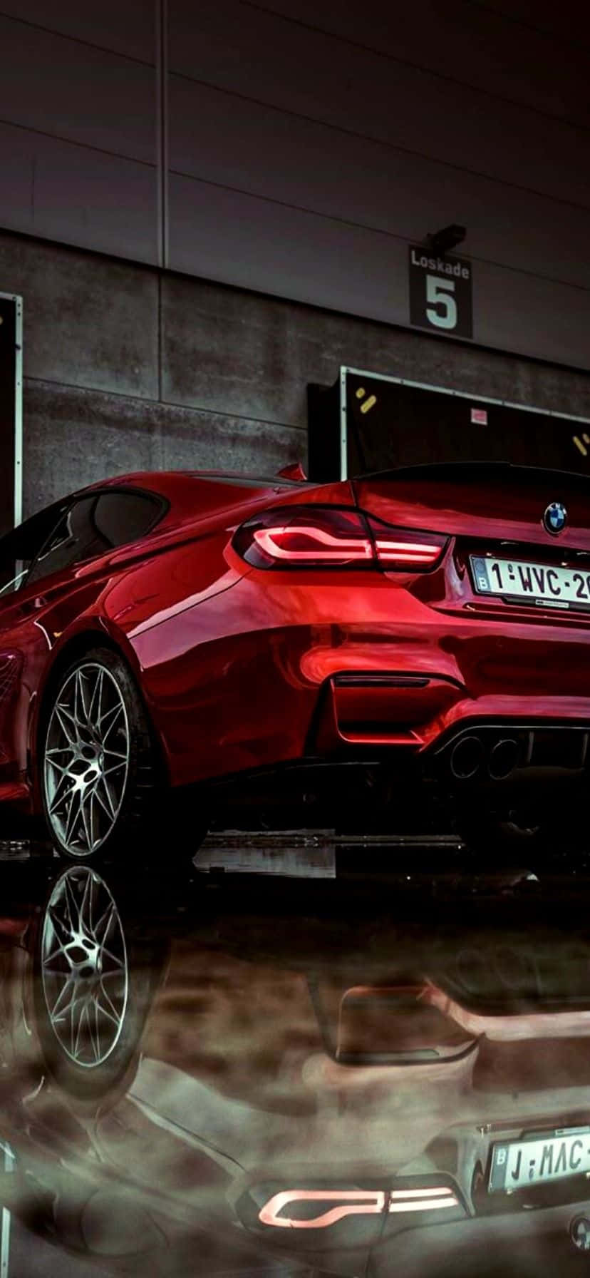 Cool Κόκκινο BMW Ταπετσαρία