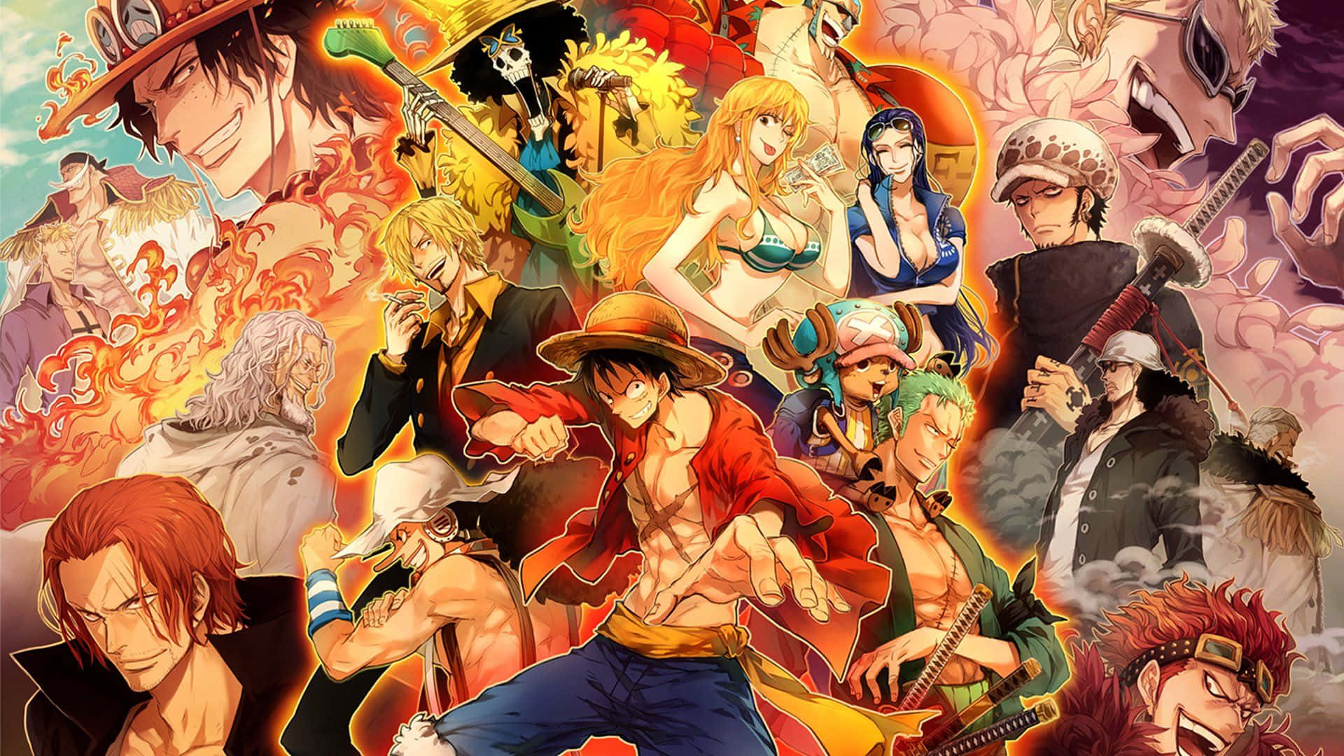Cool Characters του One Piece Ταπετσαρία