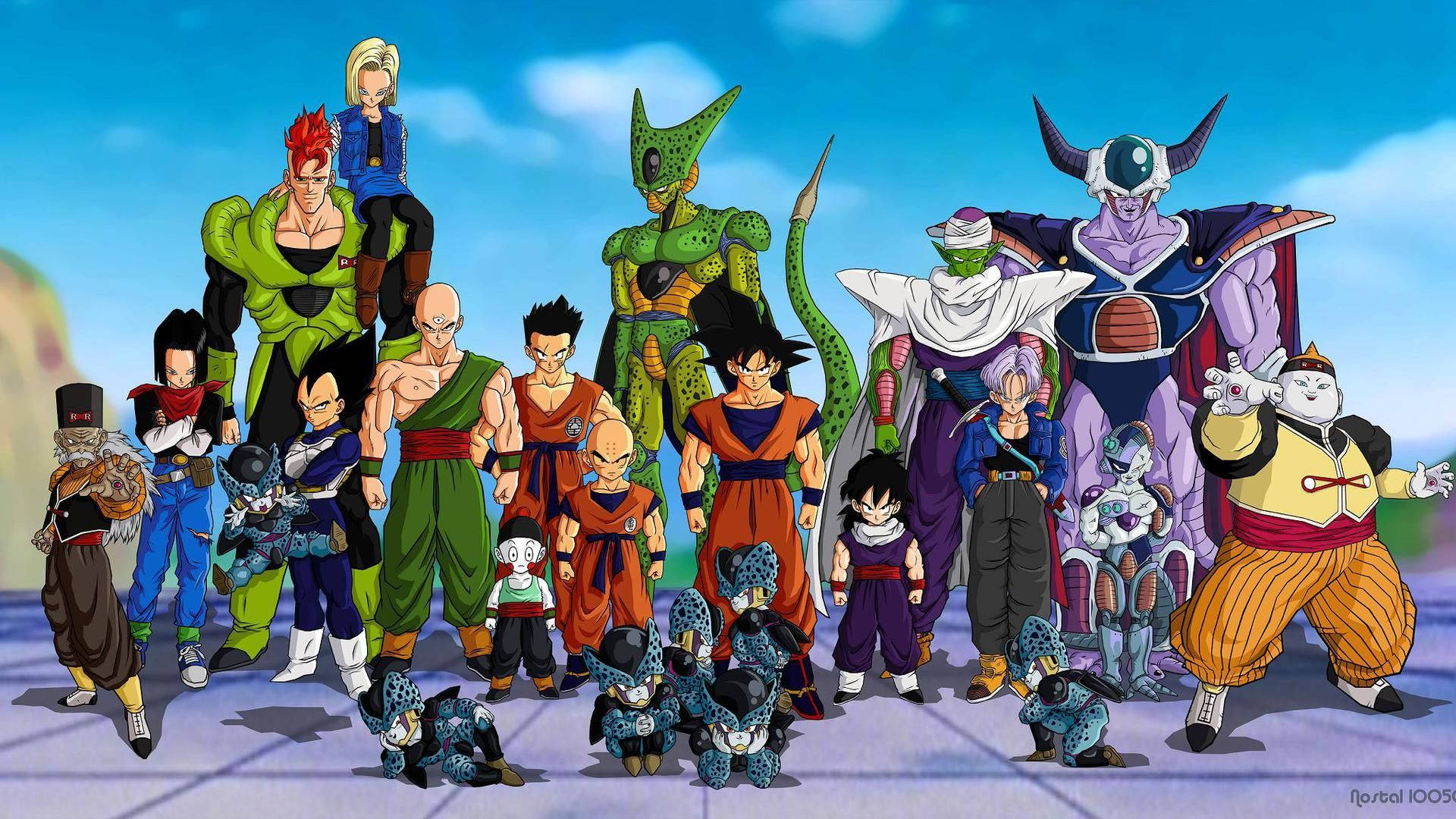 Cool Dragon Ball Z Χαρακτήρες Ταπετσαρία