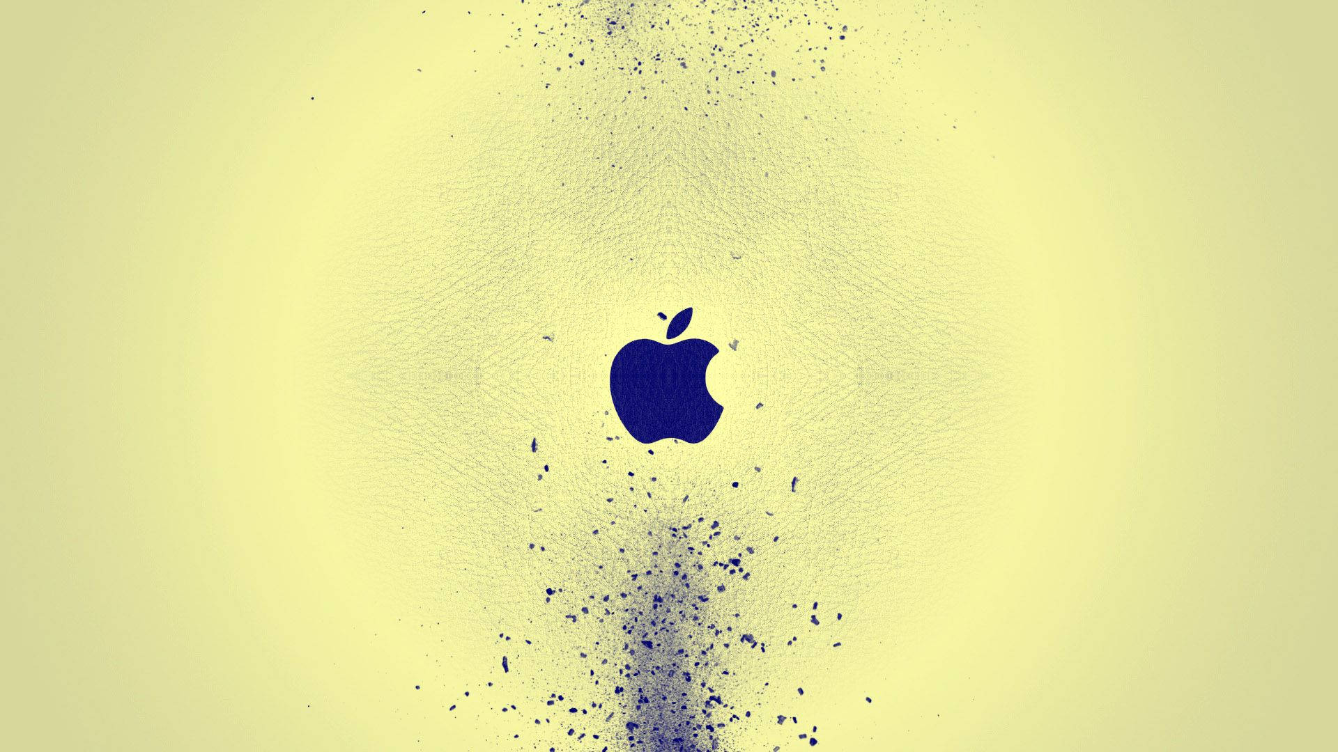 Cool MacBook με Μπλε Λογότυπο Ταπετσαρία