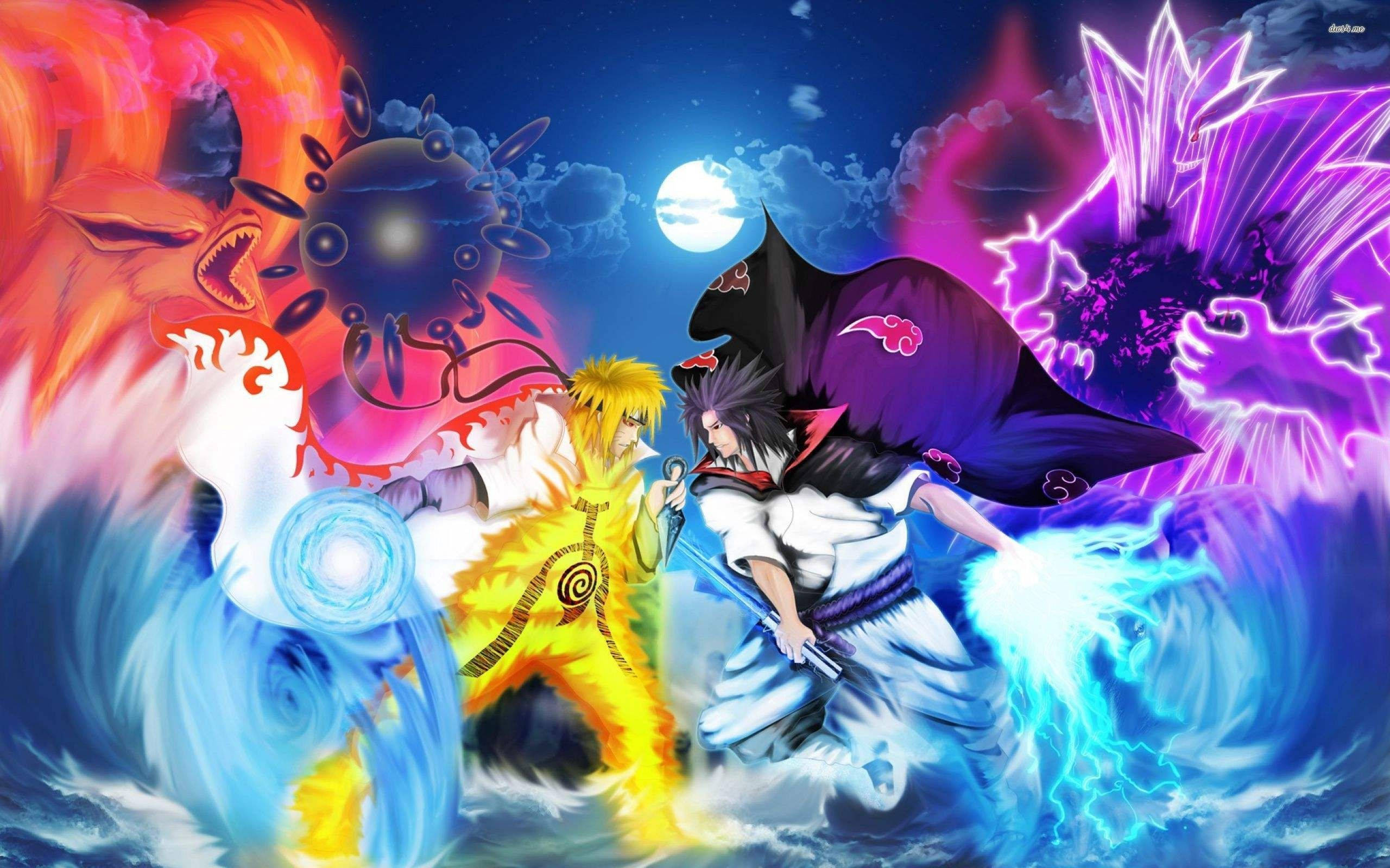 Cool Naruto εναντίον Sasuke Ταπετσαρία