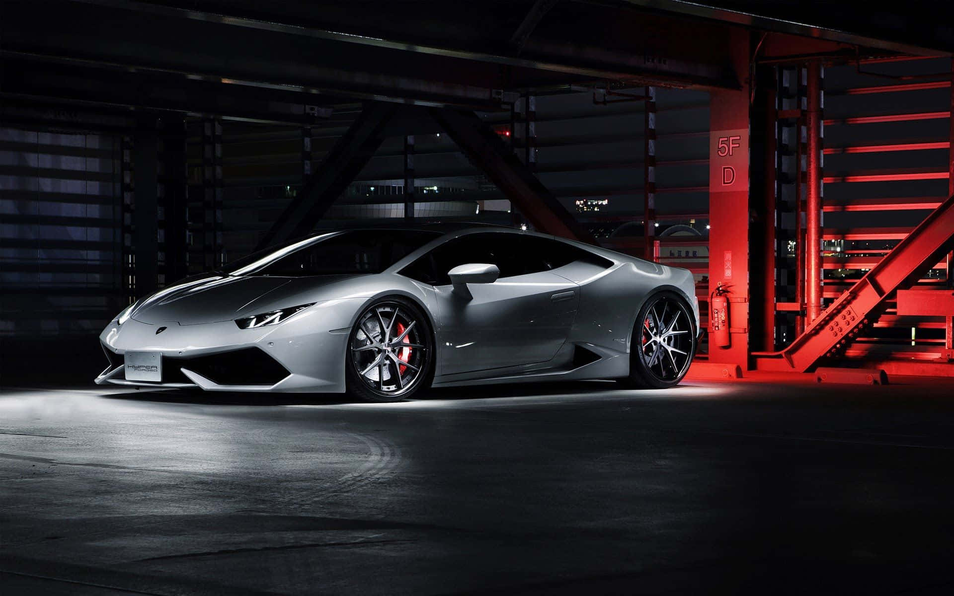 Cool Silver 2015 Lamborghini Huracan Αυτοκίνητο Ταπετσαρία