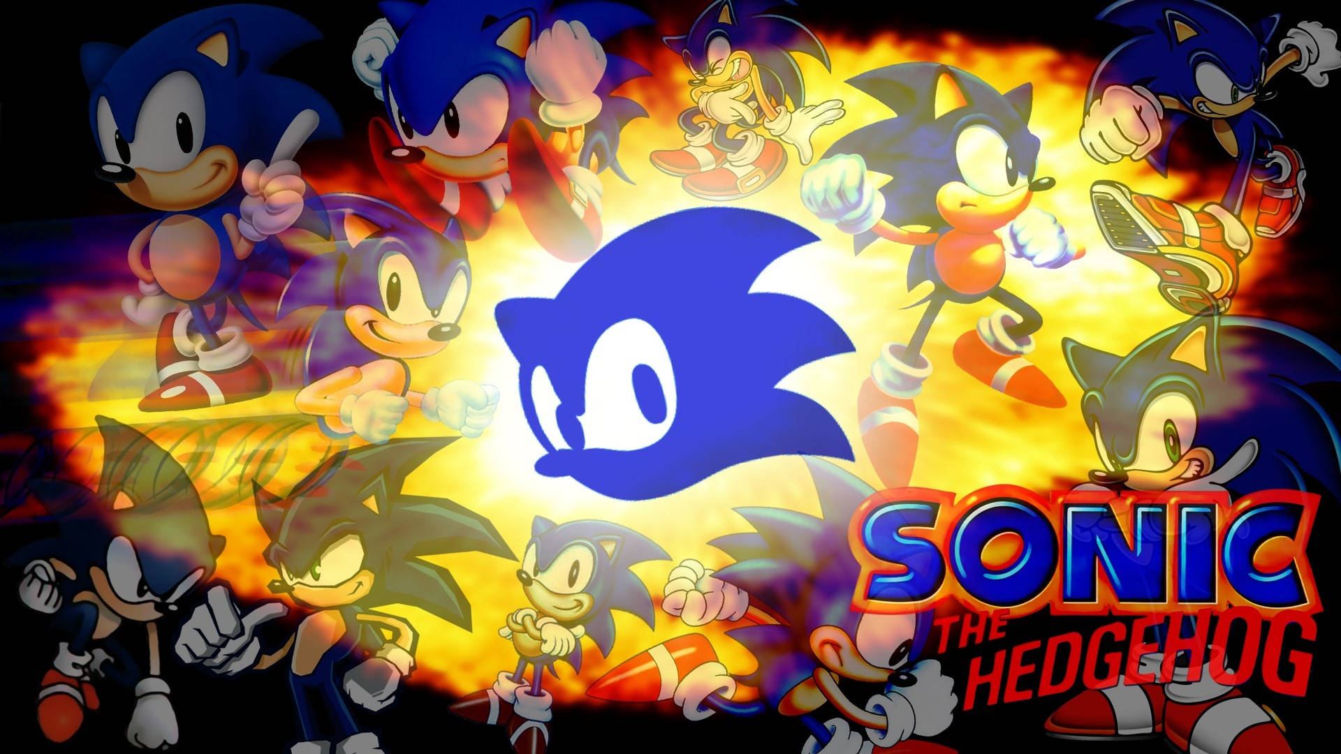 Ο Cool Sonic Είναι Εδώ για Να Αντιμετωπίσει Κάθε Περιπέτεια Ταπετσαρία