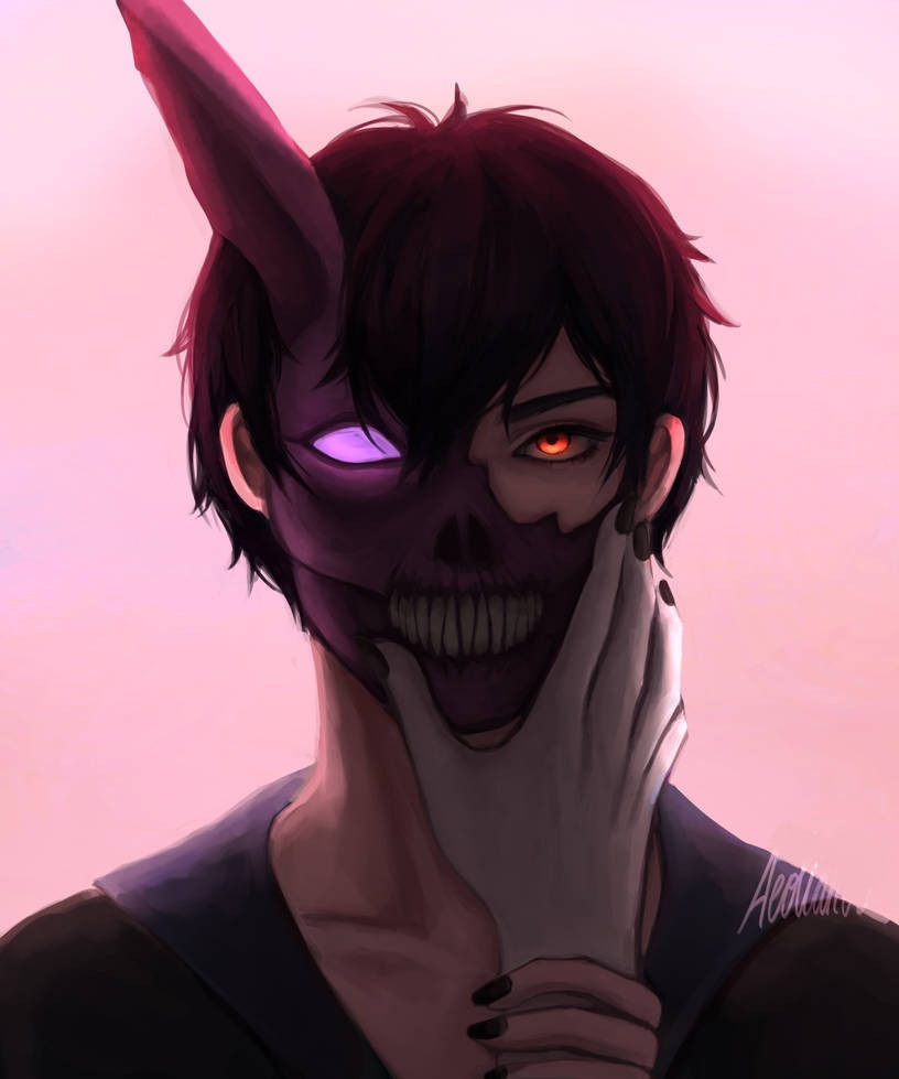 Corpse Husband Με Μάσκα Ταπετσαρία