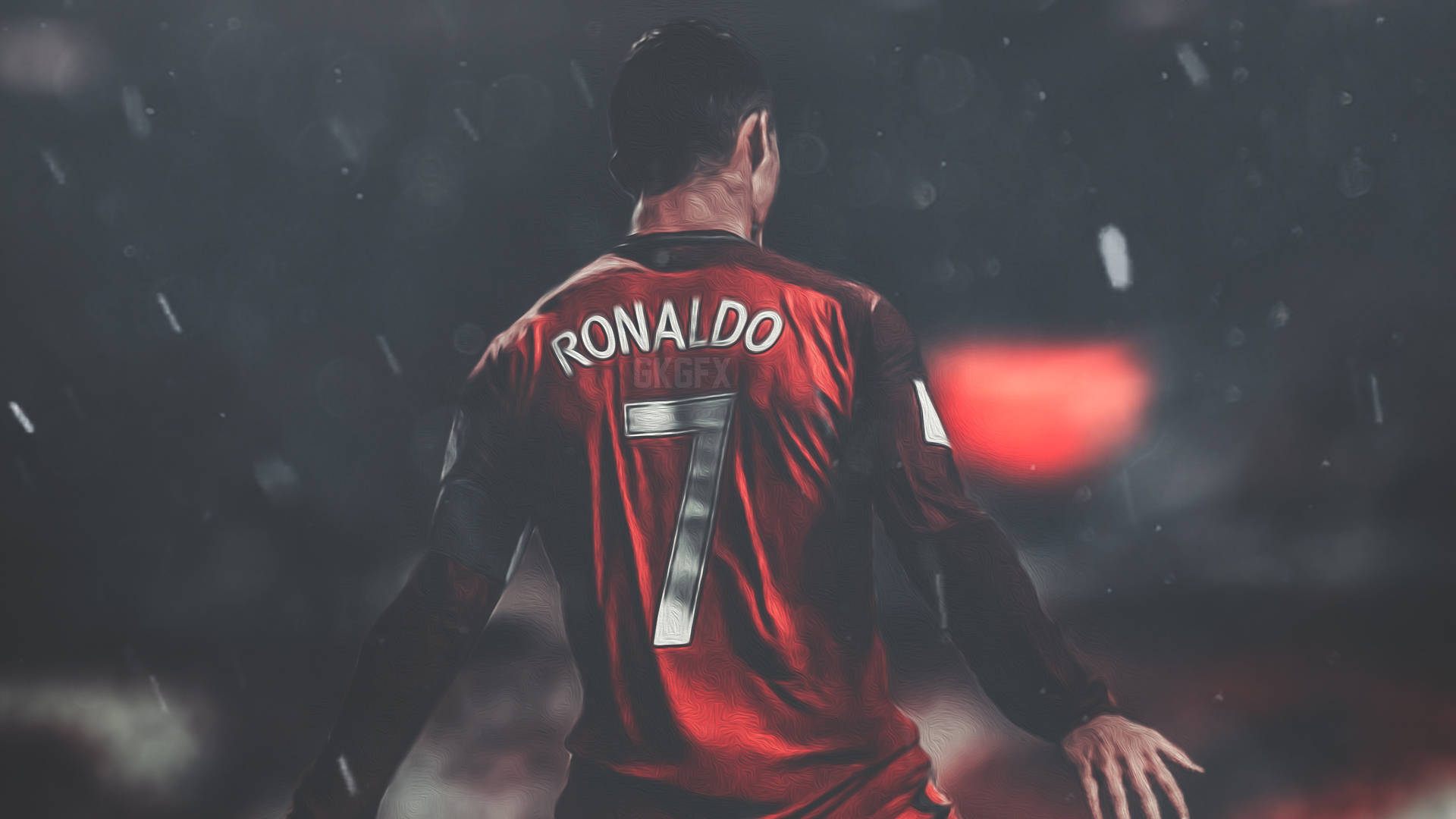 CR7 HD Ποδόσφαιρο Βροχή Ταπετσαρία